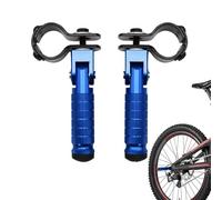 Reposapiés Para Pasajero - 1 Par De Reposapiés Negros Para Motocicleta, Pedal Plegable Resistente, Escalón De Soporte Trasero Para Pasajero | Accesorio De Seguridad Duradero Para Motos Para Viajes De