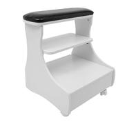 Reposapiés para pedicura, reposapiés de manicura con 4 ruedas de freno, reposapiés para pedicura, taburete de baño para pedicura, masaje de pies, cuidado de uñas de los pies, capacidad de carga 20 kg