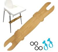 Reposapiés para silla infantil compatible con IKEA Antilop, 100 % antideslizante, ajustable, reposapiés de bambú natural, compatible con asiento antílope, accesorios para niños