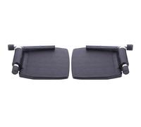 Reposapiés para sillas de Ruedas Reposapiés antideslizante for silla de ruedas, repuesto Pedal con tubo for pierna, placa pie, accesorios for, 1 par(ABS-with Leg Tube)