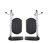 Reposapiés para sillas de Ruedas Silla de ruedas pierna completa derecha e izquierda sde soporte pedal recta tablero protección colgante(Spraying-a pair)
