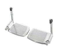 Reposapiés para sillas de Ruedas Sillas de ruedas Reposapiés Pedal Silla universal Reposapiernas elevadoras(Aluminum Pedal)