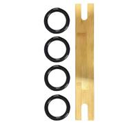 Reposapiés para Trona - 50x8,2 cm, Madera Regulable Antideslizante Ergonómico | Perfecto para sillas altas para bebés, niños y niñas, asiento para comer en casa, accesorios de mesa cómodo