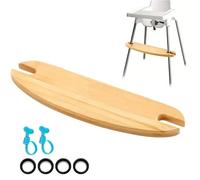 Reposapiés para Trona,Ajustable Antideslizante,Fijación a La Pata De La Silla, Reposapiés para Niños,Elevador de Asiento para Bebé,Compatible Con La Trona Antilop (Pino)