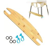 Reposapiés para Trona,Ajustable Antideslizante,Fijación a La Pata De La Silla, Reposapiés para Niños,Elevador de Asiento para Bebé,Compatible Con La Trona Antilop (Bambú)