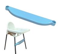 Reposapiés para Trona, Reposapiés Antideslizante Reposapiés Silla Alta Bebé, Reposapiés Compatible con Trona IKEA Antilop, Accesorios para Tronas de Bebe (Azul)