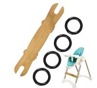 Reposapiés para trona,Taburete de madera ajustable en altura | Reposapiés universal para niñas mientras come y se sienta