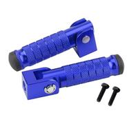 Reposapiés Para Vehículos Todoterreno Bicicleta Tornillo Universal M8 Reposapiés Trasero Modificación Pedal Estriberas Traseras Plegables Aleación(Blue)