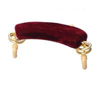 Reposapiés para violín de tamaño completo para 3/4, 4/4, 1/2 y 1/4, 1/8, gran oferta, reposapiés acolchado, 4 opciones de colores (Color : 1 4 1 8 Red)