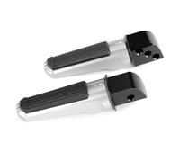 Reposapiés Pasajero Reposapiés Traseros para Kawasaki para Z900 para Z1000 Z800 Z650 ZX6R ZX10R para ER6F para ER6N para Ninja 650400 H2 SX Reposapiés Delanteros(Plata)