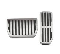 Reposapiés Pedal Cubierta Para Jaguar XE XFL Para F-Pace Para Evoque Para Discovery Cubierta Pedal Apoyo Freno Gas Acero Inoxidable(At)