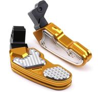 Reposapiés Pedales de apoyo para PCX125 y PCX150, pedal trasero aluminio(color dorado)
