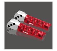 Reposapiés Pedales De Motocicleta Para Z900 Z900RS Z650 2017-2022 2023 2024 Reposapiés Para Pasajero De Motocicleta, Pedales, Trasero(Rojo,900RS)