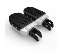 Reposapiés Pedales De Motocicleta Reposapiés Delanteros Para CRF1000L CRF1100L AFRICA TWIN ADV/DCT MSX125/GROM XL750 TRANSALP MONKEY125(Plata,A)