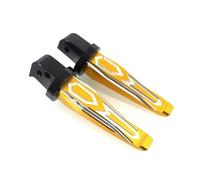 Reposapiés Pedales De Motocicleta Reposapiés Traseros De Aluminio Para Pasajero De Motocicleta Para TMAX 530 TMAX 500 T-MAX 530 500 TMAX-530 SX DX 2012-2021 2020(Oro)