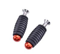 reposapiés pedales moto Reposapiés De Palanca De Freno Cambio De Marchas De 6 Mm Para Motocicleta Estriberas Reposapiés Traseros Piezas De Repuesto Universales Para Motocicleta Accesorios(Orange)