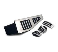 Reposapiés Pedales Para A1 Para A3 8V Q2 Q3 RHD Sin Perforaciones Accesorios Para Embrague Acelerador Freno Reposapiés Pedal Almohadilla Placa Cubierta(Style1 Manual 4pcs)