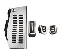 Reposapiés Pedales Para A3 SEAT Car-Styling Pedal De Coche Caliente Almohadilla Acero Inoxidable Reposapiés(MT With Rest B)