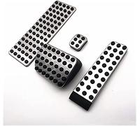 Reposapiés Pedales Para Benz W124 W202 W203 W140 W208 W210 W211 W220 C43 E55 CL55 S55 E320 C208 A208 Pedal de freno pedal coche EN Almohadilla Interior Automotriz(AT full set 4 pcs)