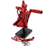 Reposapiés Pedales para Buell para XB12S para XB12R Juego Trasero De Reposapiés De Pedal De Clavija De Pie De Motocicleta Ajustable De Aluminio Estriberas Pedales(7)