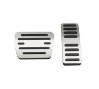 Reposapiés Pedales para Chery para Omoda para C5 5 FX EV 2022-2023 Cubierta Almohadilla Pedales Coche Acelerador Cubierta Placa Pedal Freno Accesorios Antideslizantes Tapas Pedal Freno(AT Silver)