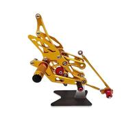 Reposapiés Pedales para Daytona 675 para Daytona para 675R para 675 R 2013-2017 CNC Juego Trasero De Motocicleta Ajustable Reposapiés Estriberas Pedales(2)