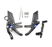 Reposapiés Pedales Traseros Ajustables Para Motocicleta Estriberas Palanca Cambios Freno Kit Para S1000RR 2015 2016 2017 2018