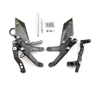 Reposapiés Pedales Traseros Ajustables Para Motocicleta Estriberas Palanca Cambios Freno Kit Para S1000RR 2015 2016 2017 2018
