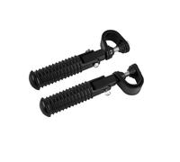 Reposapiés Pedales Universal 1 "1,25" Clavijas Pie Plegables para Motocicleta Barra Parachoques Carretera Estriberas Protector Motor Abrazadera Reposapiés Pedal Estriberas Pedales(2)