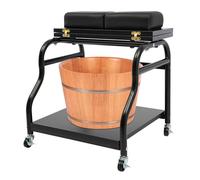 Reposapiés Pedicura, Manicura Funiture Trolley con ruedas, Taburete de baño portátil para pies Trolley, Reposapié para el cuidado de las uñas, Reposapiés, Soporte ideal para salón de belleza