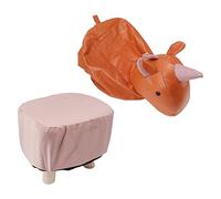 Reposapiés Pequeño, Reposapiés de Animales Bonitos para Evitar Resbalones, Cojín Acolchado Suave de Madera Vívida para Reducir la Fricción para Niños para Sala de Estar (Unicornio)