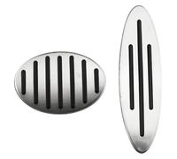 Reposapiés Placa Para BMW Para Cooper Para JCW S R55 R56 R60 R61 F54 F55 F56 F60 Reposapiés Pedal De Acelerador Freno Y Embrague Cubierta Para Pedales Coche(AT without Rest)