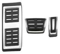 Reposapiés Placa Para Seat Para Leon 5F MK3 MK4 AT MT Accesorios Pedales Acero Inoxidable Para Coche Acelerador Freno Y Reposapiés Cubierta Para El Pedal Gasolina(AT with Rest 2)