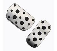 Reposapiés Placa Para Toyota Harrier 2005-2013 Cubiertas Protectoras De Pedal Automático Acero Inoxidable AT Pedales Automóvil(AT 2Pcs)