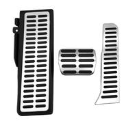 Reposapiés Placa para VW CC para Passat CC para Arteon Comfort Coupe Pedales De Acero Inoxidable AT/MT Freno Acelerador Pedal Reposapiés Sin Perforación Pedales para Coche (Color : 3PCS)