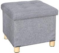 Reposapiés plegable con compartimento oculto para sala de estar y patio