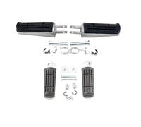 reposapiés plegables para antideslizante Estribera Estriberas delanteras y traseras compatibles con Yamaha FJR1300, FZ400, FZ6R, XJR 400, XJR 1200, XJR1300, XJ6, FZ6N, FZ6, FZ1(Front And Rear)