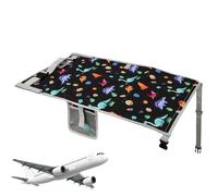 Reposapiés portátil para cama plana - extensor de silla de avión plegable, soporte de viaje de guardería | Reposapiés Cómodo accesorio de vuelo para vacaciones familiares viajes de larga distancia