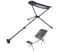 Reposapiés reclinable para exteriores, soporte portátil y plegable, equipo de relajación ligero para camping, cómodo accesorio de viaje diseñado para playas, jardines, patios, pesca, portones traseros