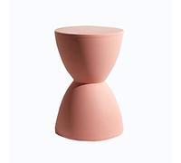 Reposapiés redondo ecológico con diseño moderno, color rosa, no requiere montaje, silla multifuncional para el hogar, sala de juegos, estudio, recepción, estrella de luz