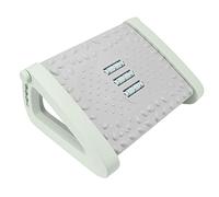 Reposapiés, reposapiés ajustable de 6 alturas para debajo del escritorio, reposapiés para reposapiernas, taburete ergonómico para pies con rodillo para oficina en casa (Verde)