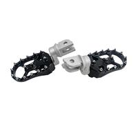 Reposapiés Reposapiés delantero de motocicleta compatible con BMW R1250R R1250RS, reposapiés ajustables y extensibles.(Silver)