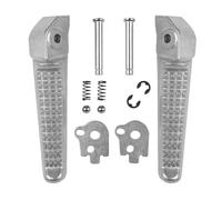 Reposapiés Reposapiés Delanteros Y Traseros para Motocicleta para CB400 para VTEC 1999-2013 1-4 Versiones para Hornet 250 Estriberas Moto(Rear-Silvery)