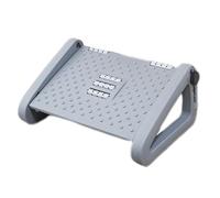 Reposapiés, reposapiés para debajo del escritorio en el trabajo, reposapiés ajustable a 6 alturas con masaje de rodillo, cómodo reposapiés, reposapiés doméstico para apoyo debajo del escritorio