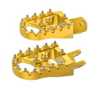 Reposapiés Repuesto Para Suzuki 2000-2024 DRZ400S DRZ400SM DR-Z 400S 400SM Apoyapiés Reposapiés Plataforma De 57mm Ancho Resistentes Al Óxido(Gold)