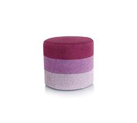 Reposapiés, taburete otomano redondo de tela, taburetes bajos extraíbles y lavables para sofá arco iris, práctico para sala de estar, dormitorio, porche, oficina, altura 10,62 pulgadas, A (A) (D)