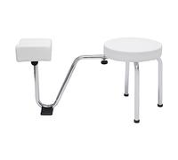 Reposapiés, taburete para pedicura, podología, salón, altura y longitud ajustables, todo en uno, taburete de pedicura, taburete de manicura, reposapiés, para salones de belleza, spas, tiendas de