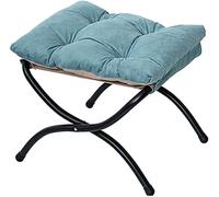 Reposapiés Taburete para pies Reposapiés pequeño de Cachemira Agradable para la Piel, reposapiés de Asiento Acolchado PORTÁTIL Plegable, otomano liviano, para Sala de Estar, Dormitorio al Ai