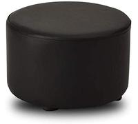 Reposapiés tapizado de madera maciza para maquillaje infantil, banco de zapatos de cuero resistente con diseño estable, reposapiés y nizer para sala de estar, 30,5 x 20,3 cm