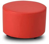 Reposapiés tapizado de madera maciza para maquillaje infantil, banco de zapatos de cuero resistente con base estable de 31 x 20 cm